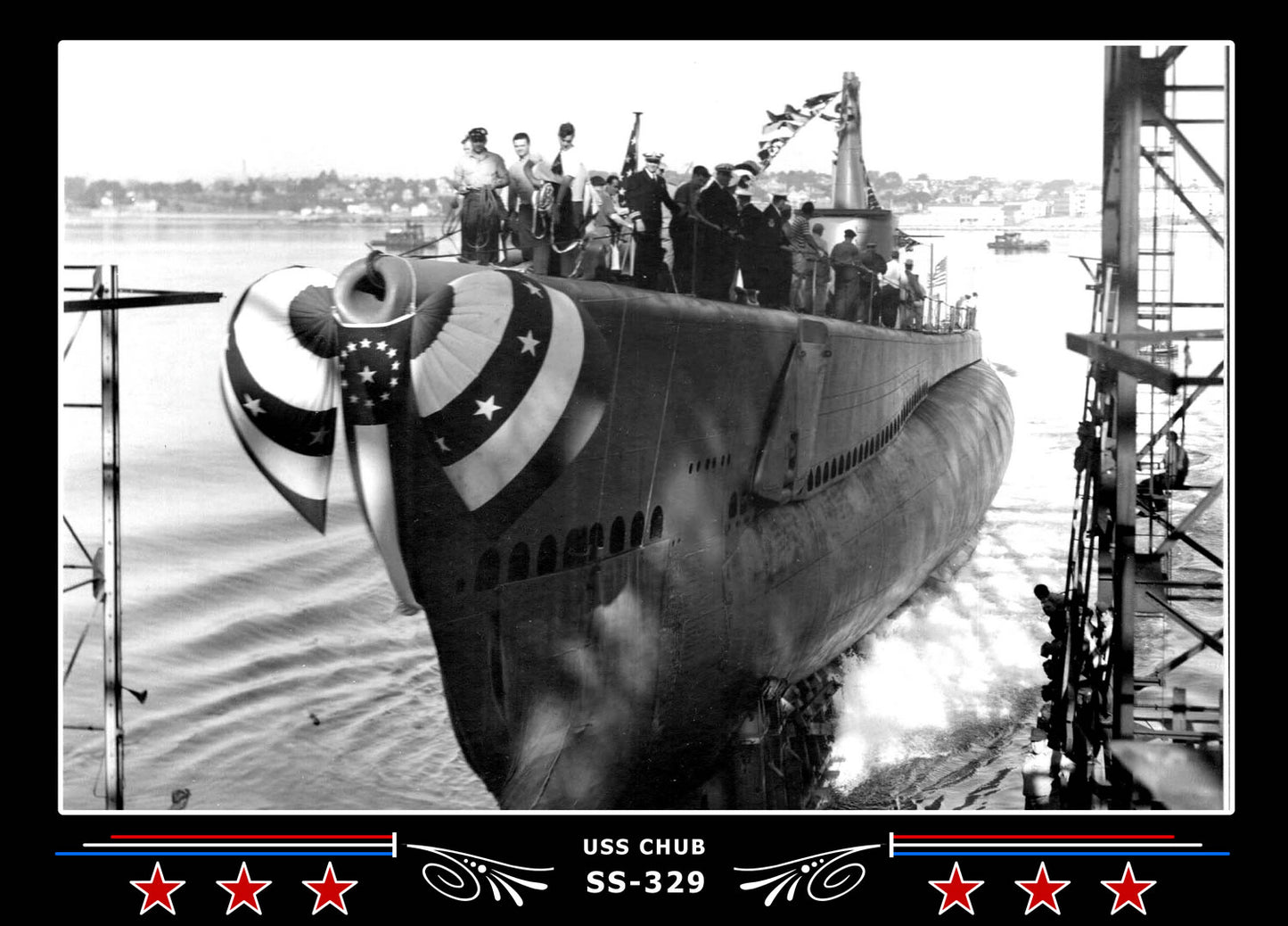 USS Chub SS-329 Canvas Photo Print