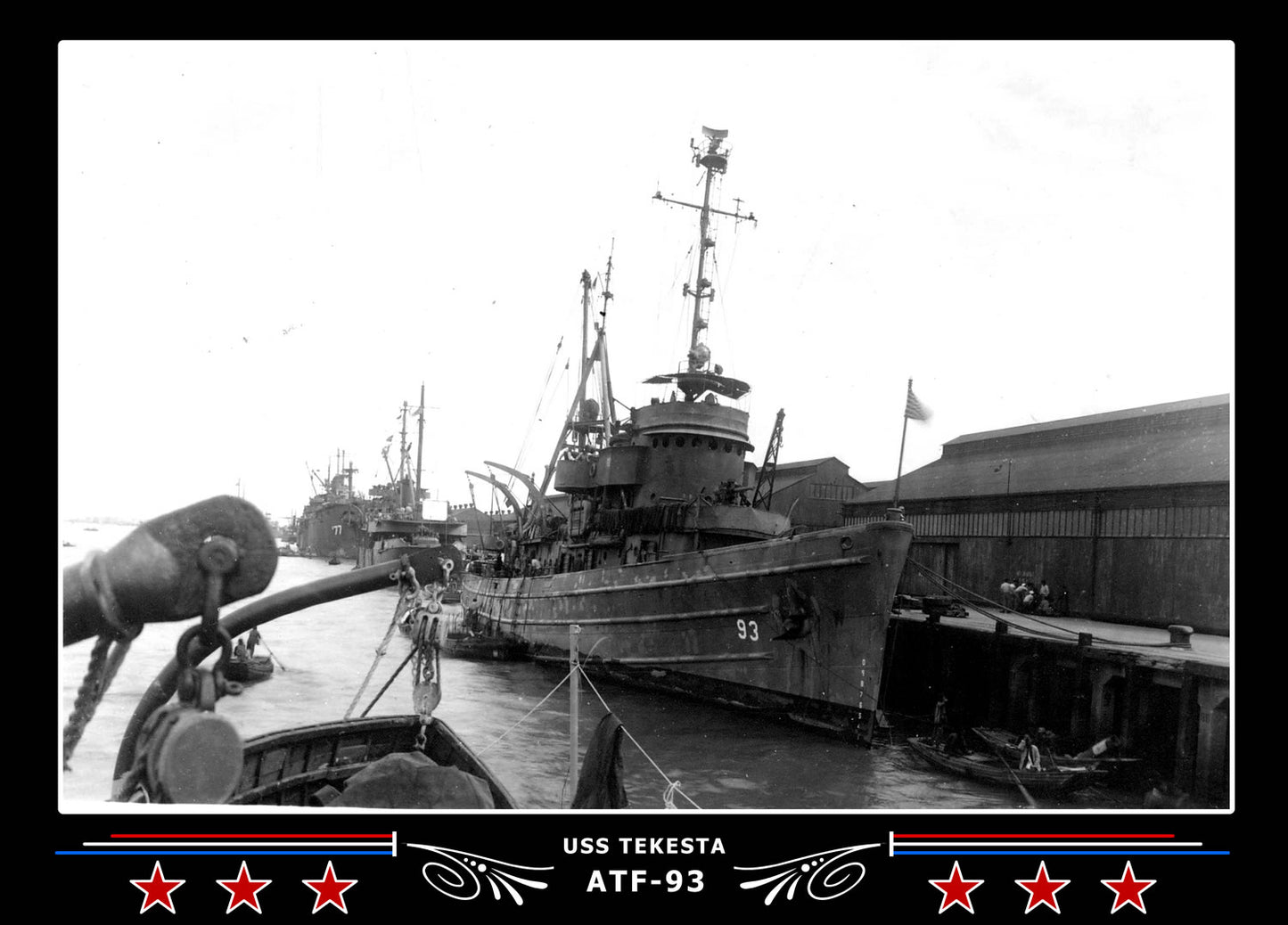 USS Tekesta ATF-93 Canvas Photo Print