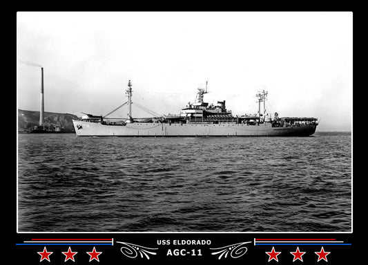 USS Eldorado AGC11 Canvas Photo Print