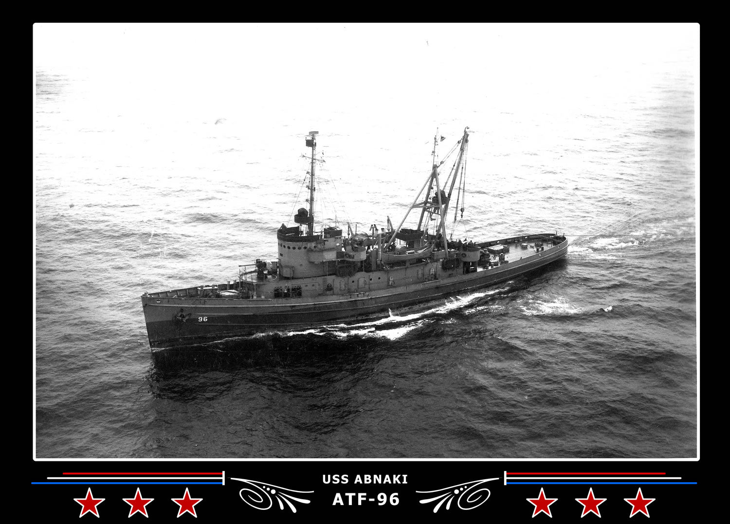 USS Abnaki ATF-96 Canvas Photo Print