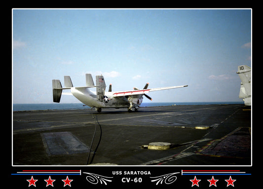 USS Saratoga CV-60 Canvas Photo Print