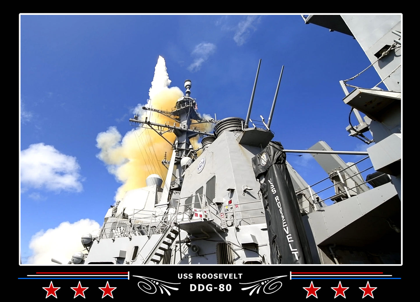 USS Roosevelt DDG-80 Canvas Photo Print
