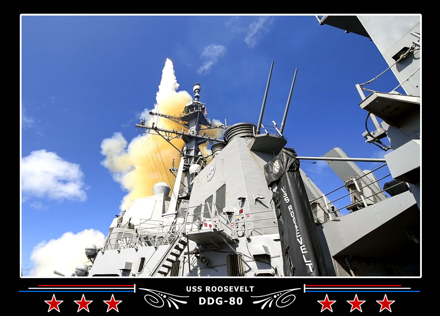 USS Roosevelt DDG-80 Canvas Photo Print