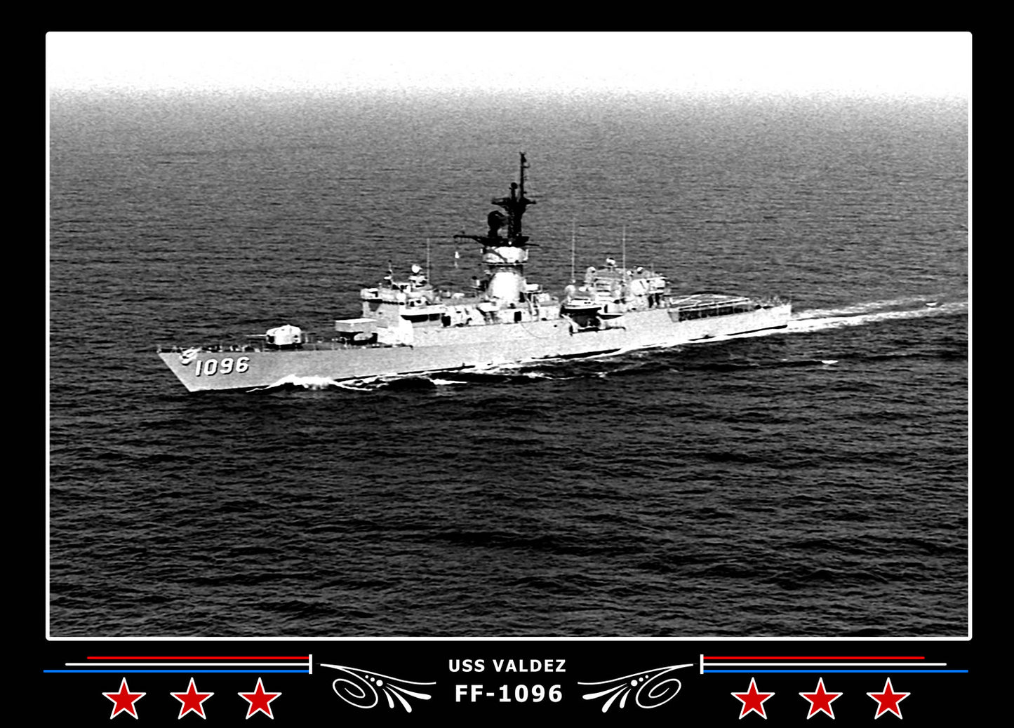 USS Valdez FF-1096 Canvas Photo Print