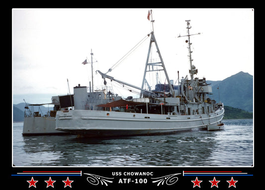 USS Chowanoc ATF-100 Canvas Photo Print