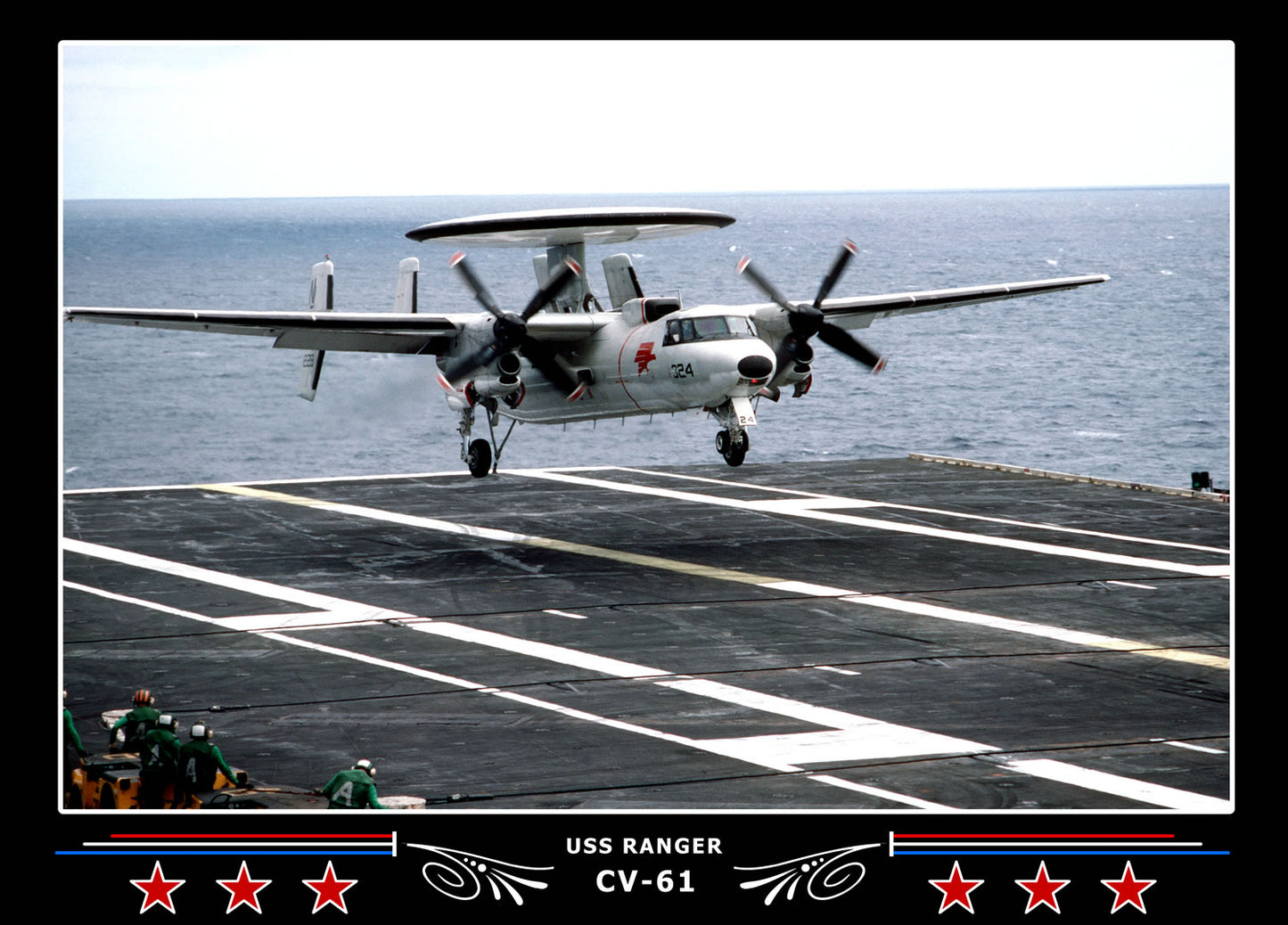 USS Ranger CV-61 Canvas Photo Print