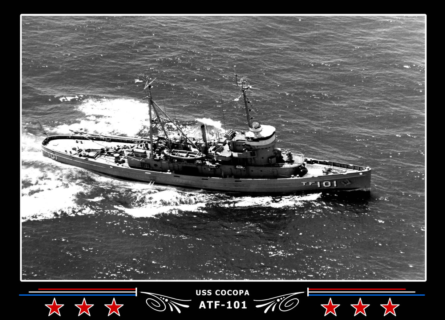USS Cocopa ATF-101 Canvas Photo Print