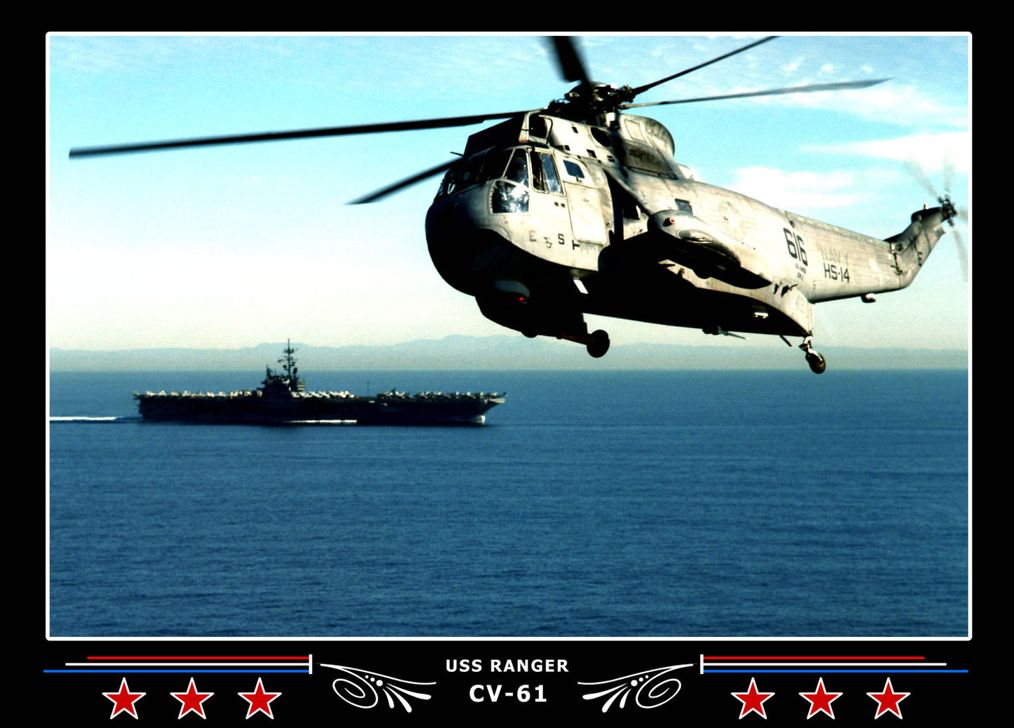 USS Ranger CV-61 Canvas Photo Print