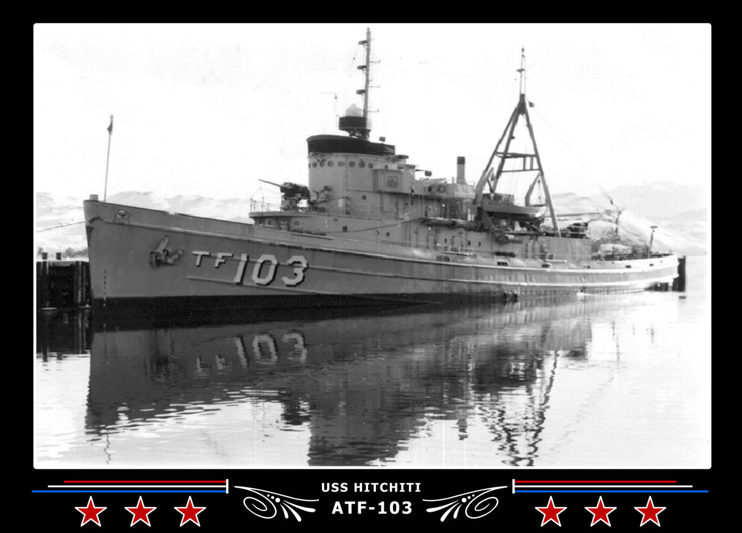 USS Hitchiti ATF-103 Canvas Photo Print