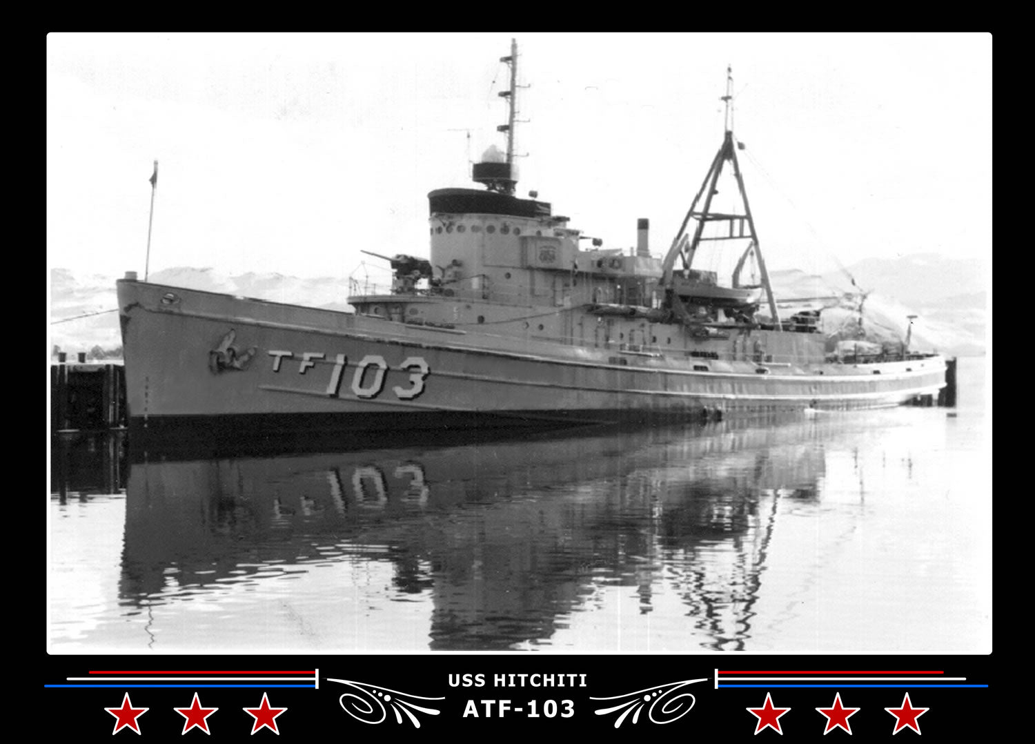USS Hitchiti ATF-103 Canvas Photo Print