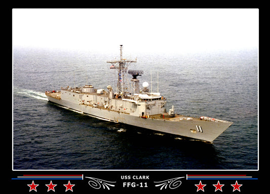 USS Clark FFG-11 Canvas Photo Print