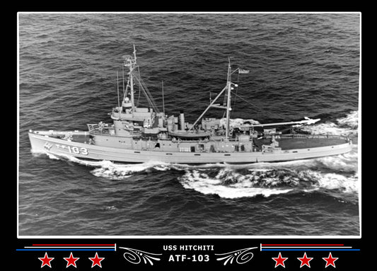USS Hitchiti ATF-103 Canvas Photo Print