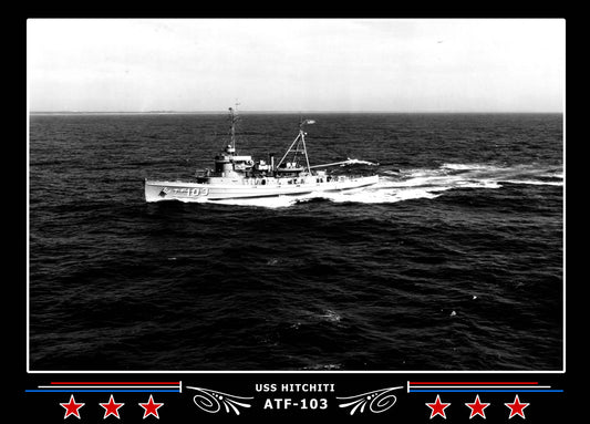 USS Hitchiti ATF-103 Canvas Photo Print