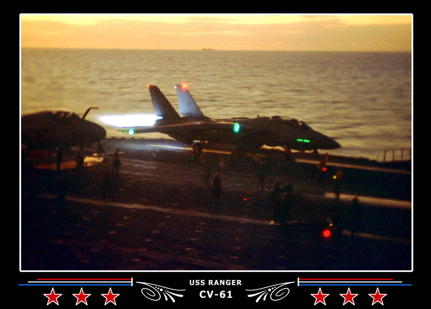 USS Ranger CV-61 Canvas Photo Print
