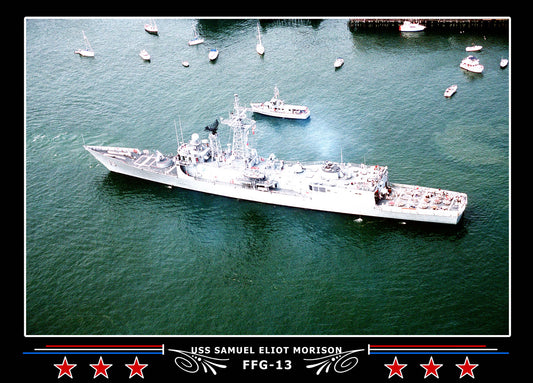 USS Samuel Eliot Morison FFG-13 Canvas Photo Print