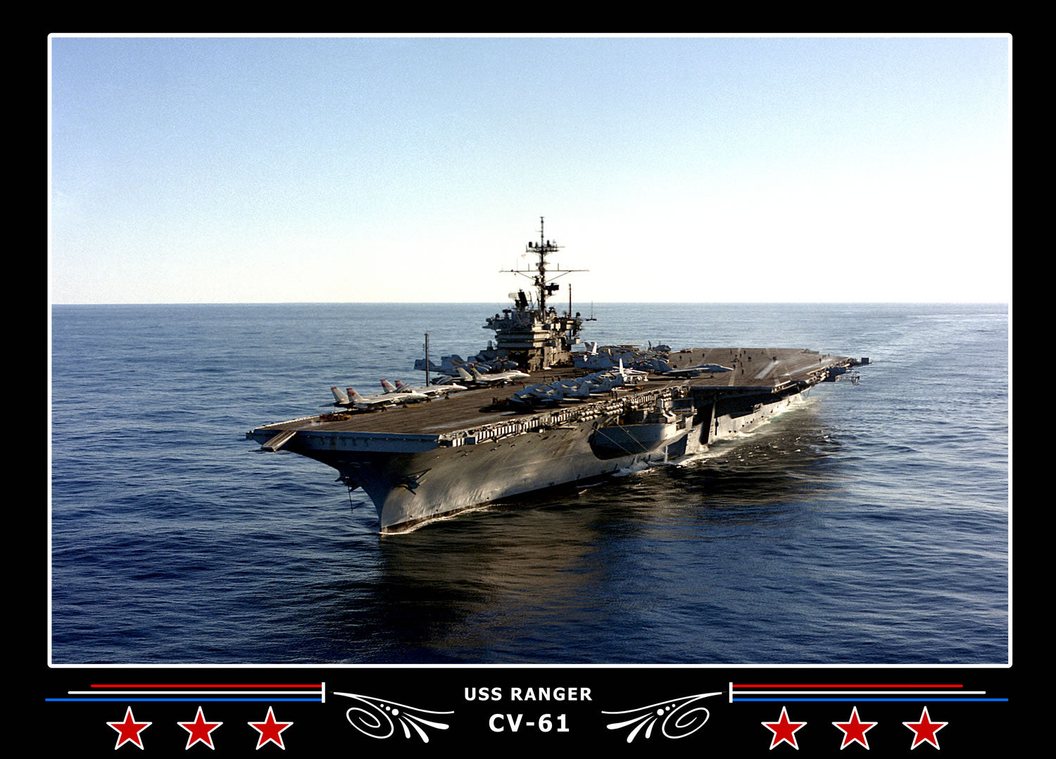USS Ranger CV-61 Canvas Photo Print – Navy Emporium
