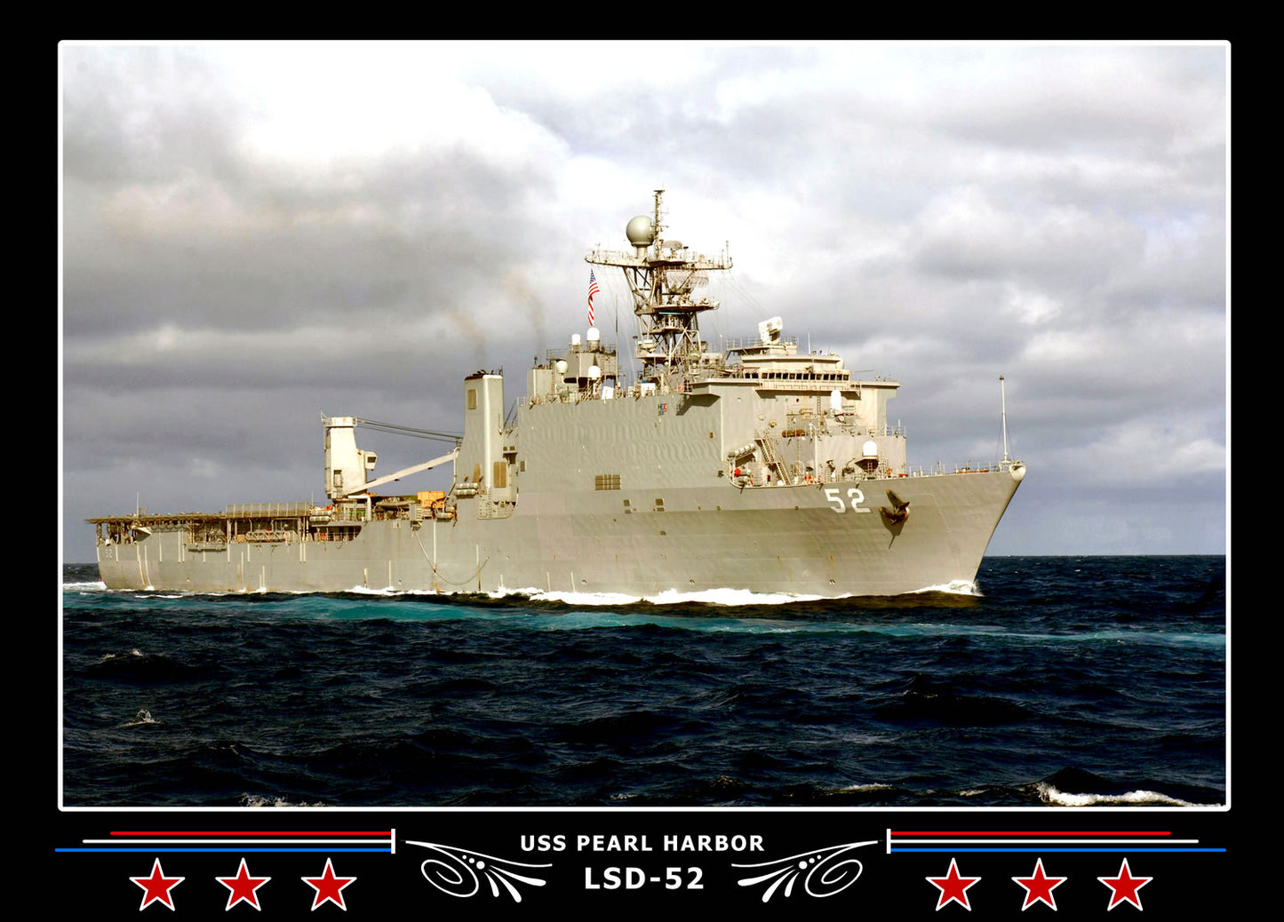 USS Pearl Harbor LSD52 Canvas Photo Print