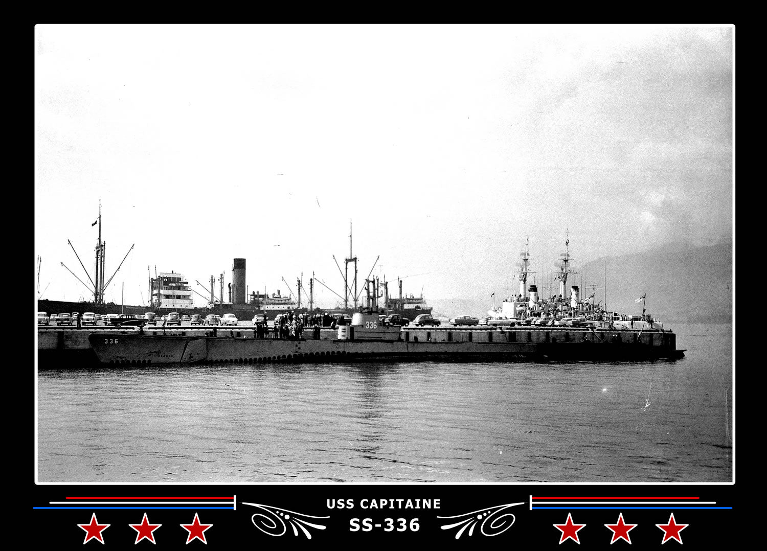 USS Capitaine SS-336 Canvas Photo Print
