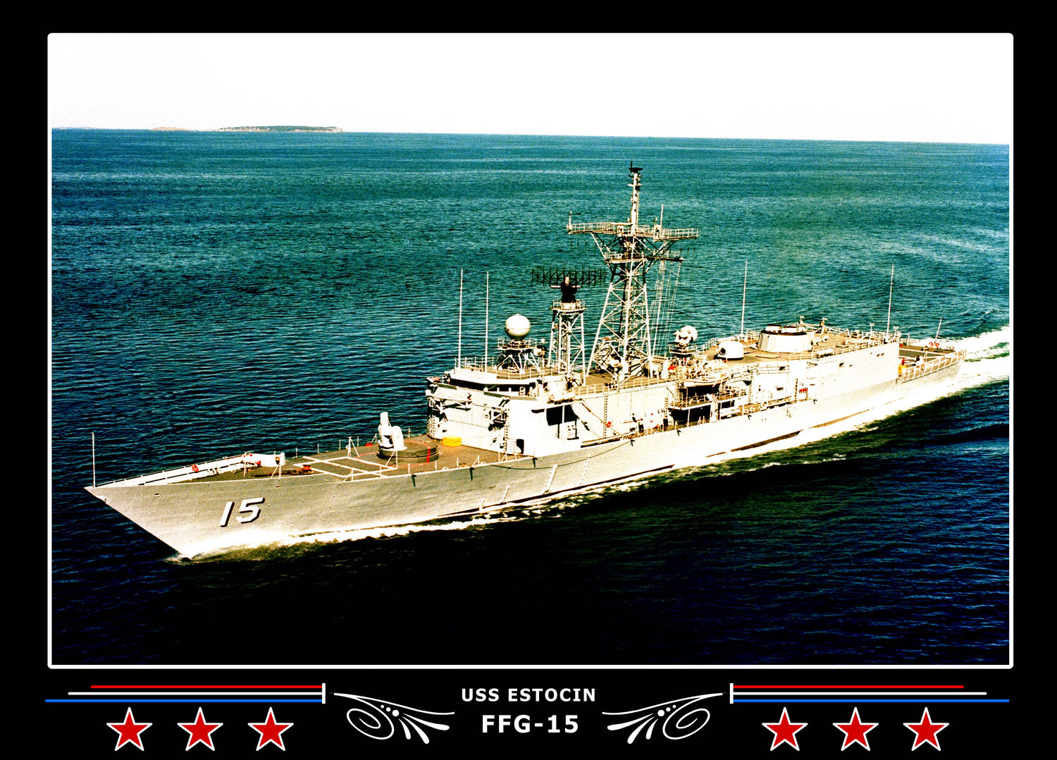 USS Estocin FFG-15 Canvas Photo Print