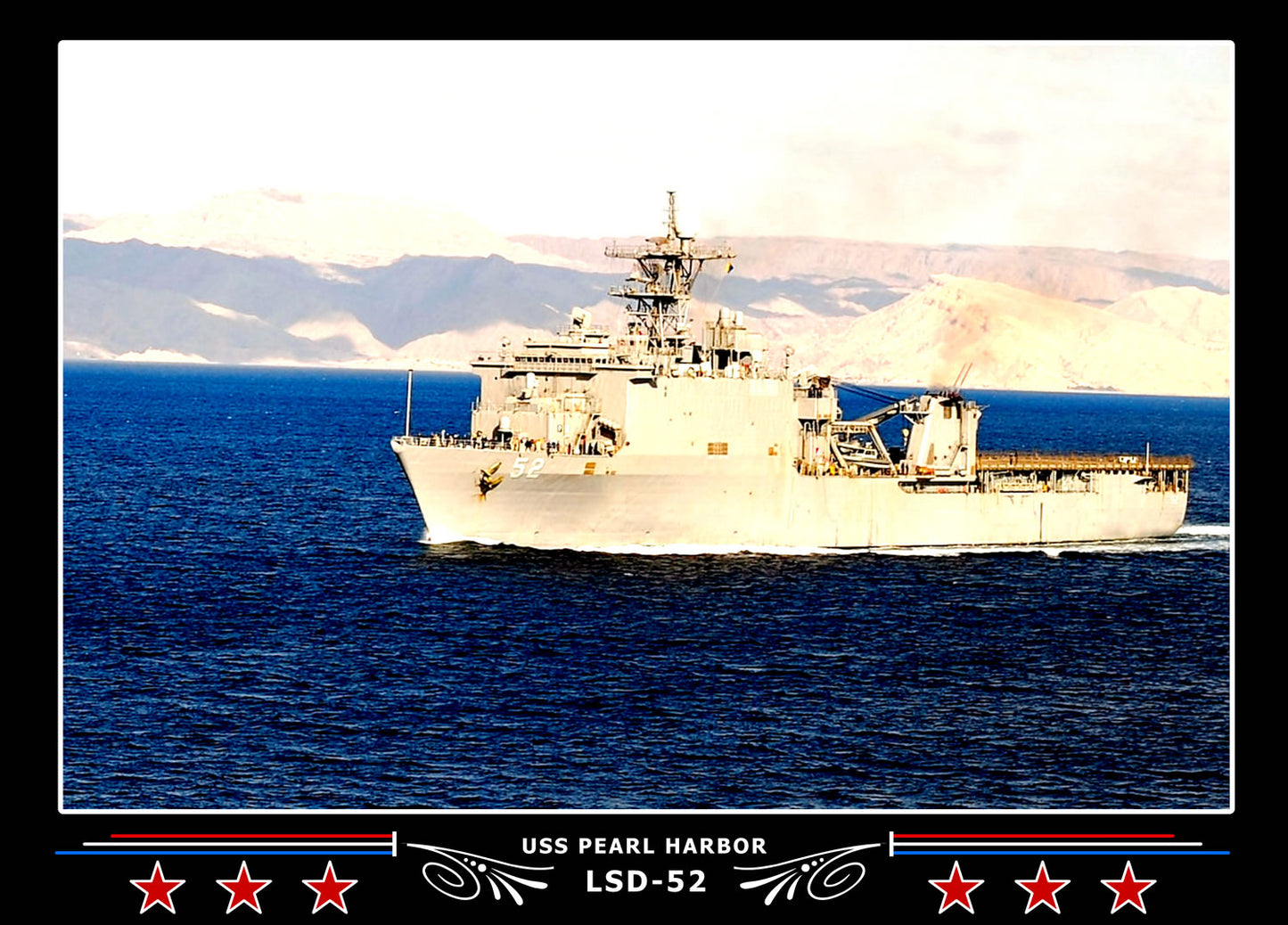 USS Pearl Harbor LSD52 Canvas Photo Print