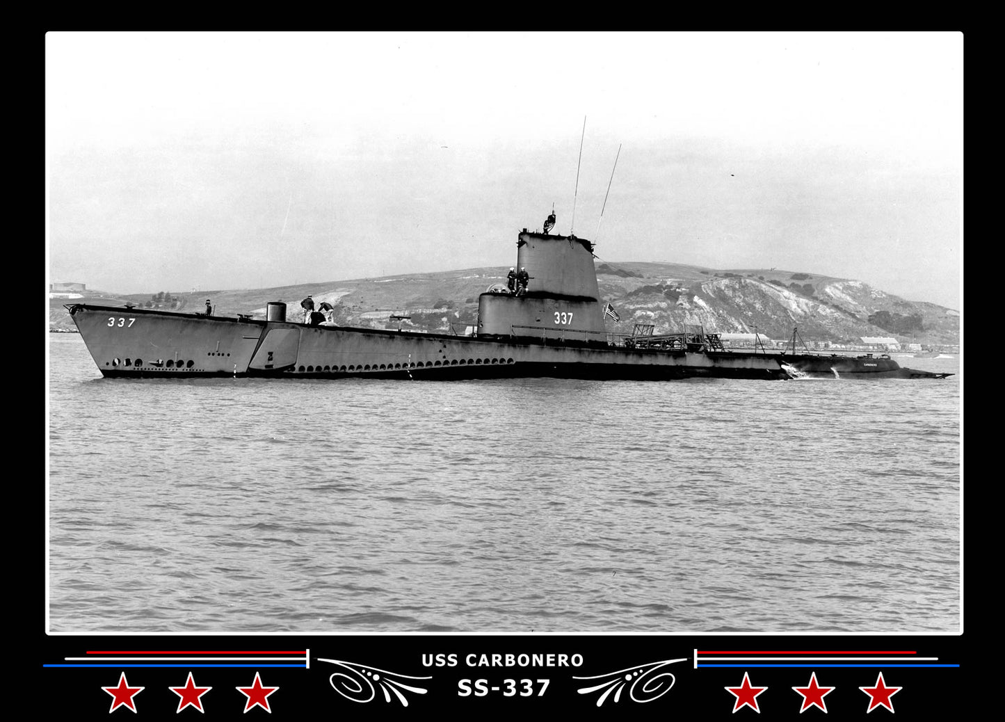 USS Carbonero SS-337 Canvas Photo Print