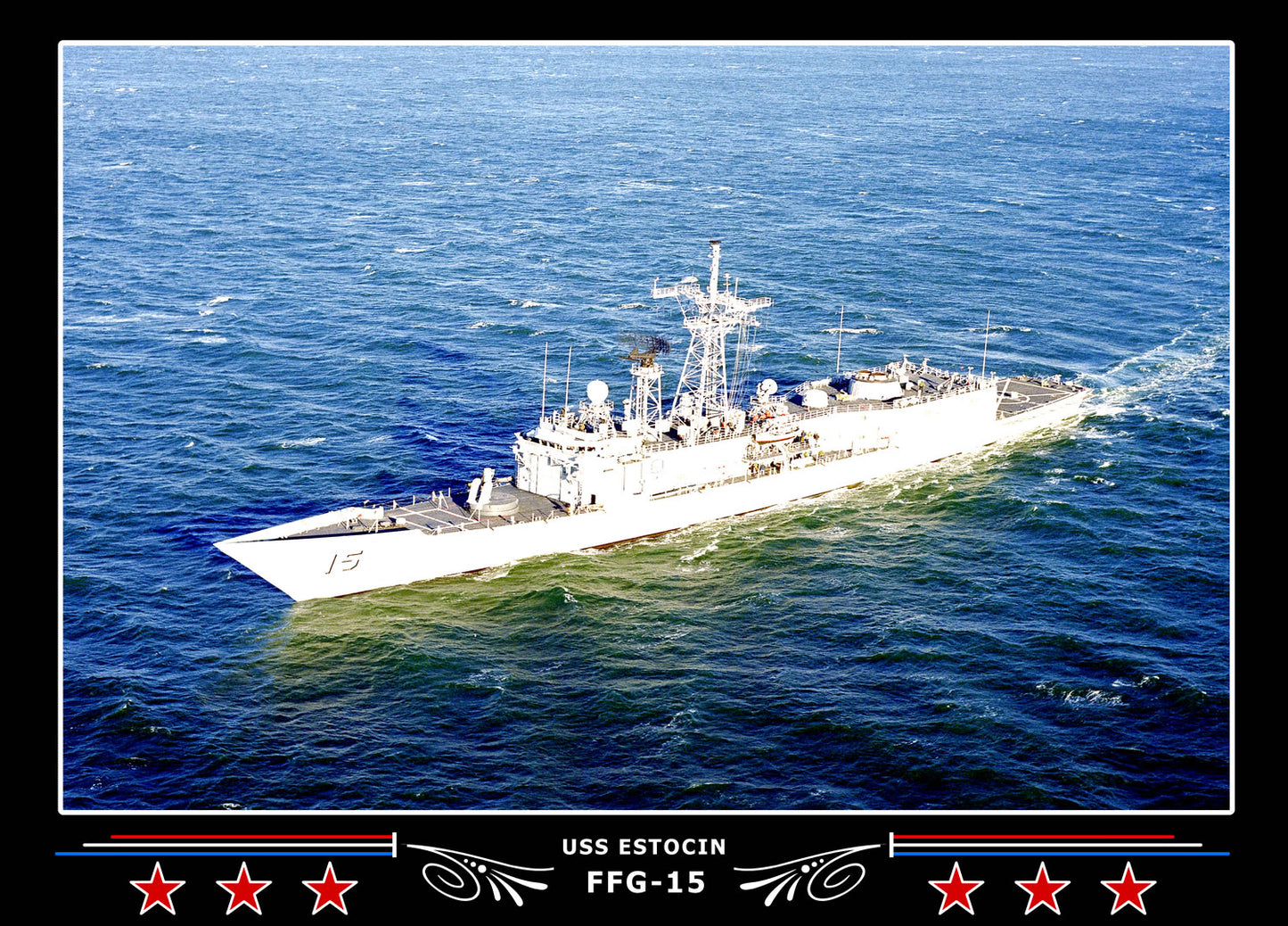 USS Estocin FFG-15 Canvas Photo Print