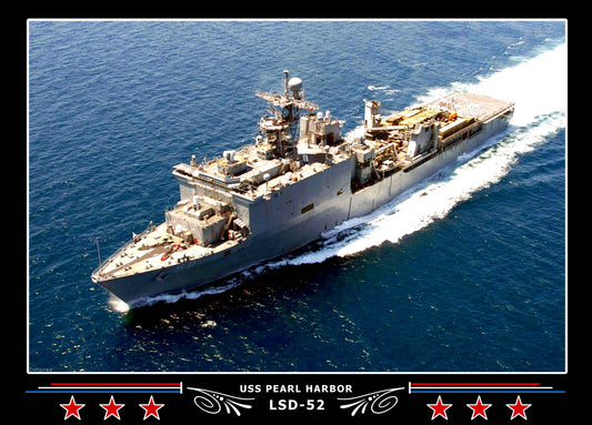USS Pearl Harbor LSD52 Canvas Photo Print
