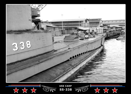 USS Carp SS-338 Canvas Photo Print