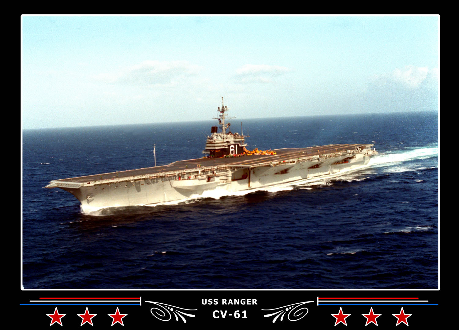USS Ranger CV-61 Canvas Photo Print
