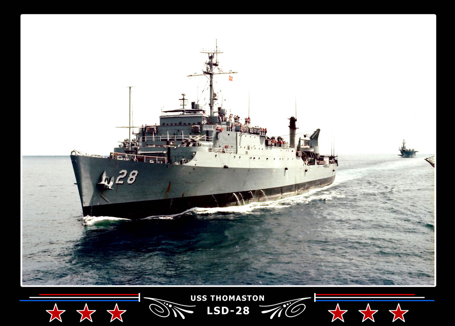 USS Thomaston LSD28 Canvas Photo Print