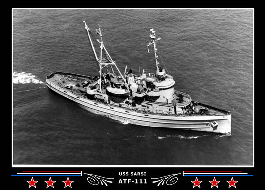 USS Sarsi ATF-111 Canvas Photo Print
