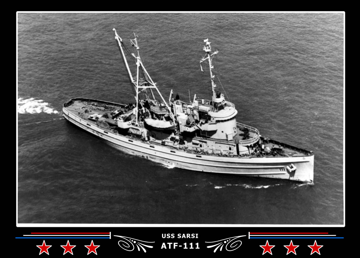 USS Sarsi ATF-111 Canvas Photo Print