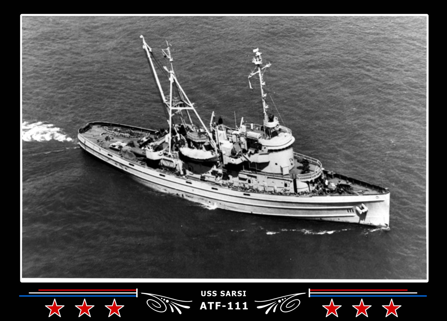 USS Sarsi ATF-111 Canvas Photo Print