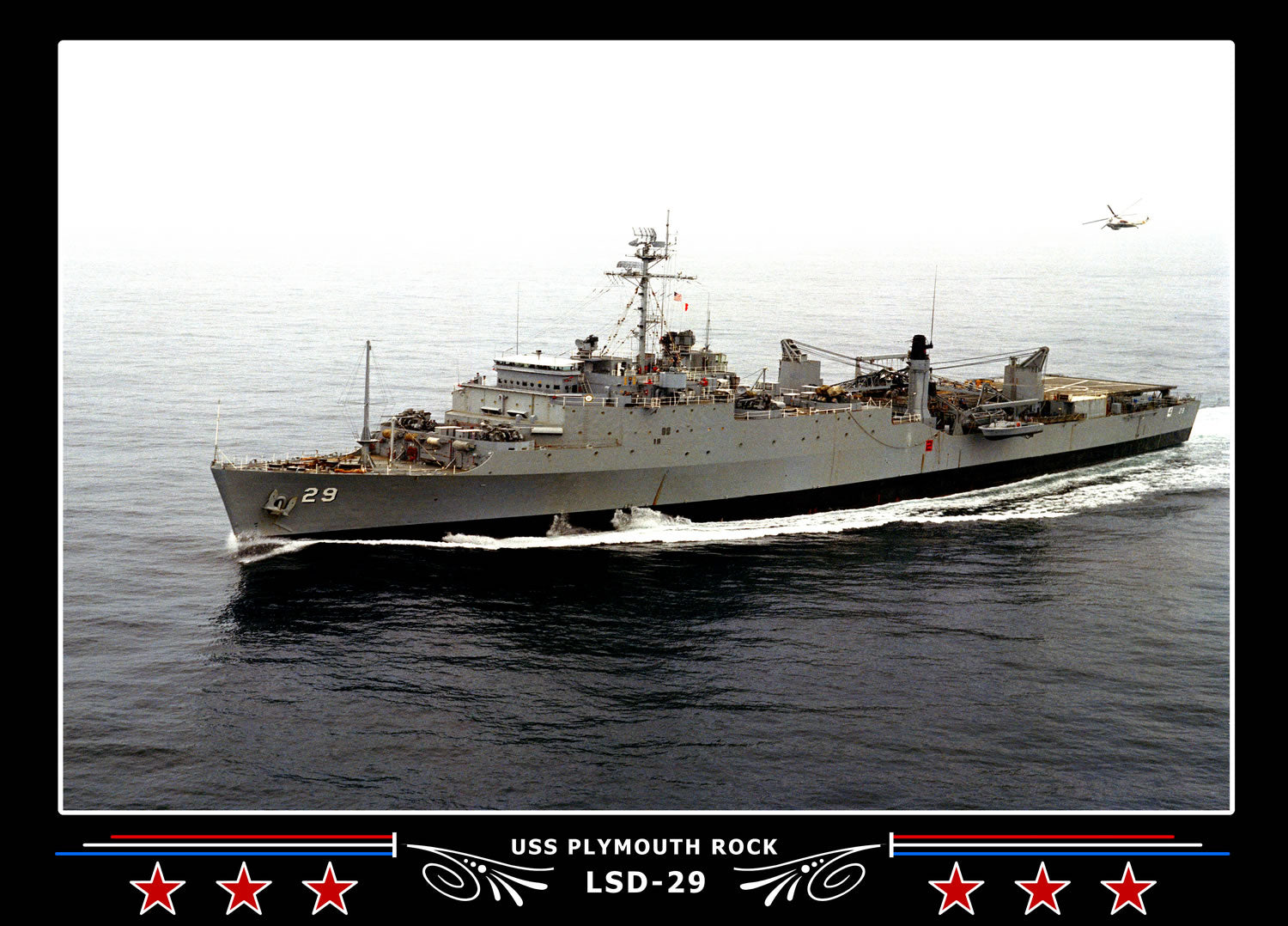 USS Plymouth Rock LSD29 Canvas Photo Print