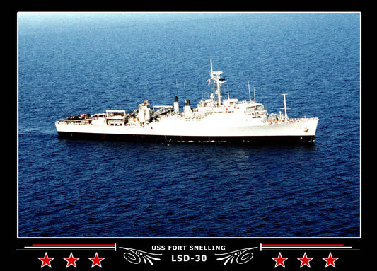 USS Fort Snelling LSD30 Canvas Photo Print
