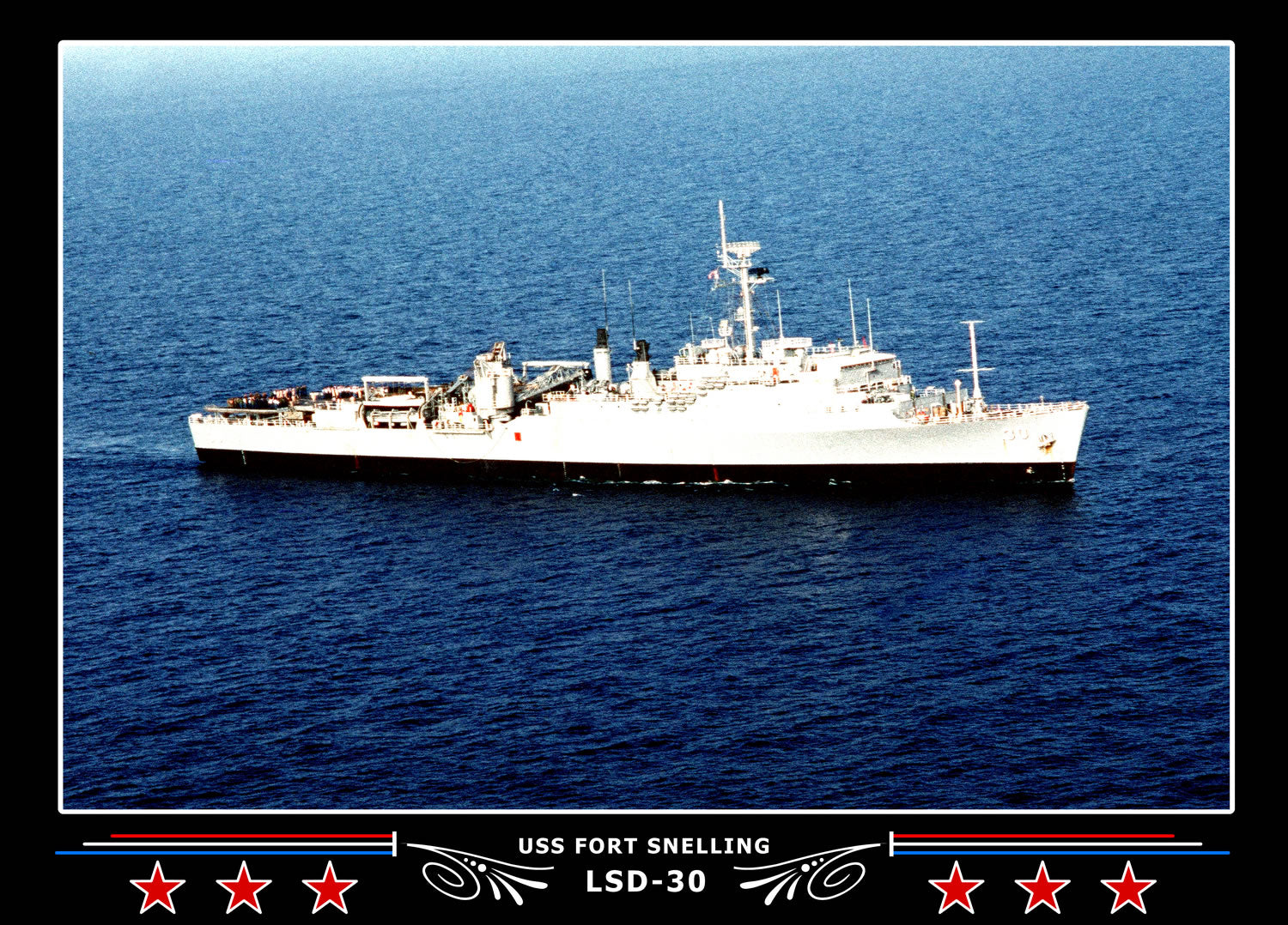 USS Fort Snelling LSD30 Canvas Photo Print