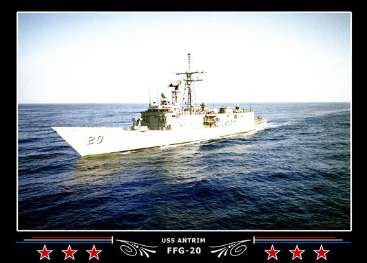 USS Antrim FFG-20 Canvas Photo Print