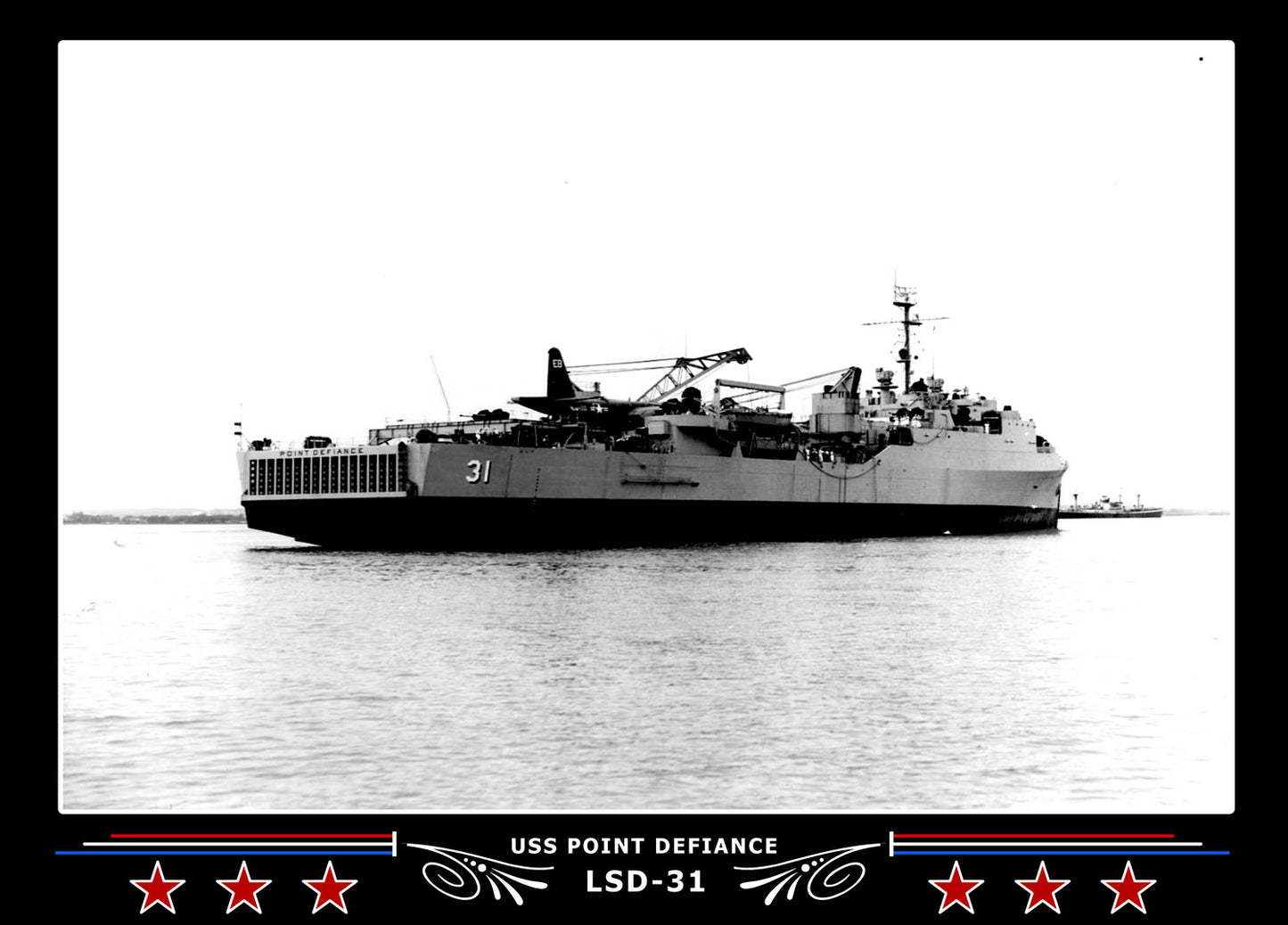 USS Point Defiance LSD31 Canvas Photo Print