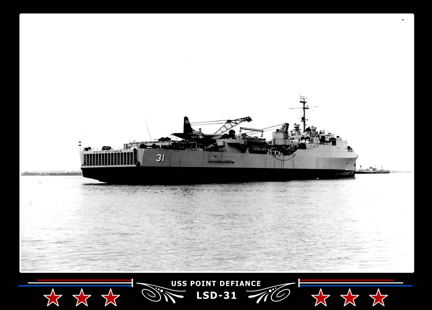 USS Point Defiance LSD31 Canvas Photo Print