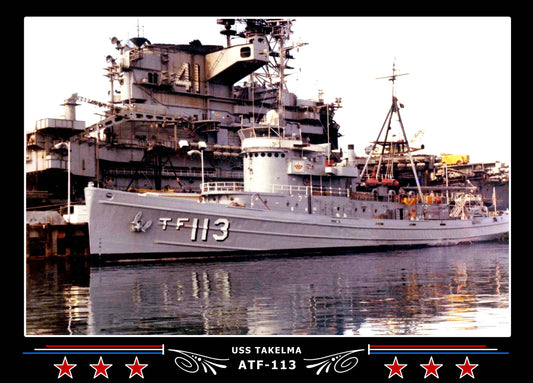 USS Takelma ATF-113 Canvas Photo Print