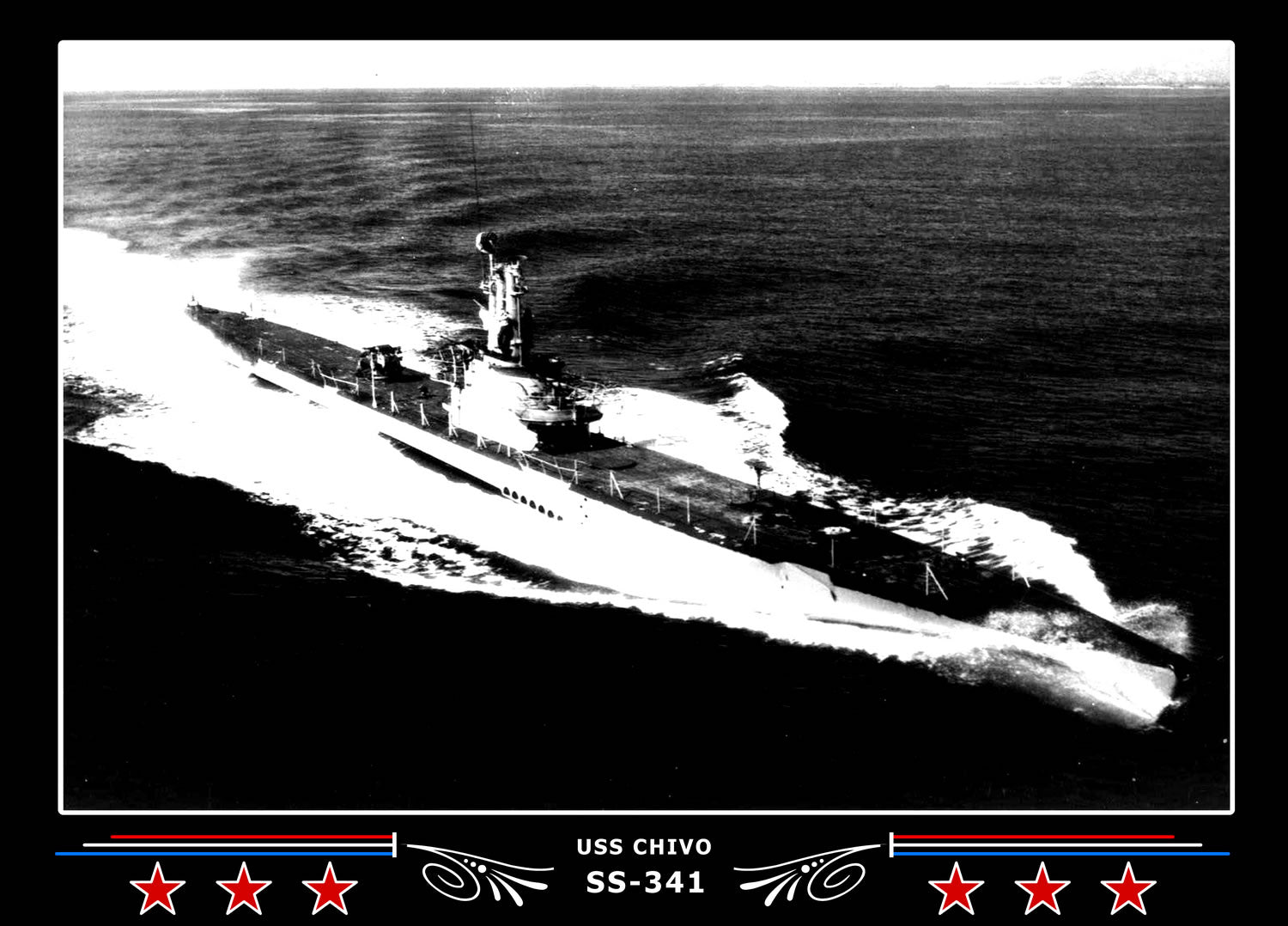 USS Chivo SS-341 Canvas Photo Print