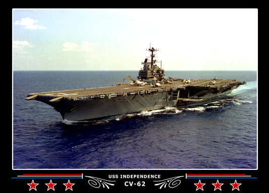 USS Independence CV-62 Canvas Photo Print