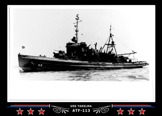 USS Takelma ATF-113 Canvas Photo Print