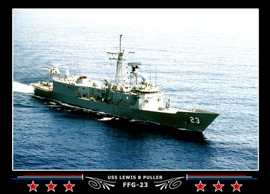 USS Lewis B Puller FFG-23 Canvas Photo Print