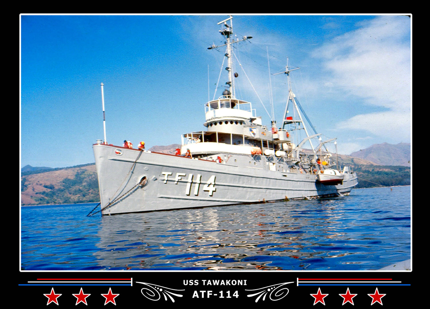 USS Tawakoni ATF-114 Canvas Photo Print