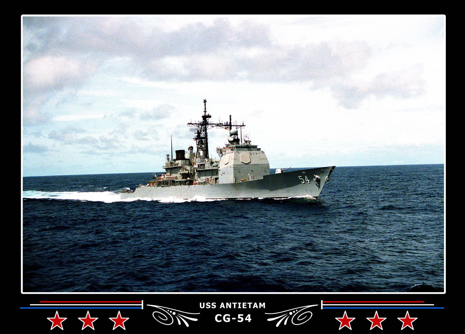 USS Antietam CG-54 Canvas Photo Print