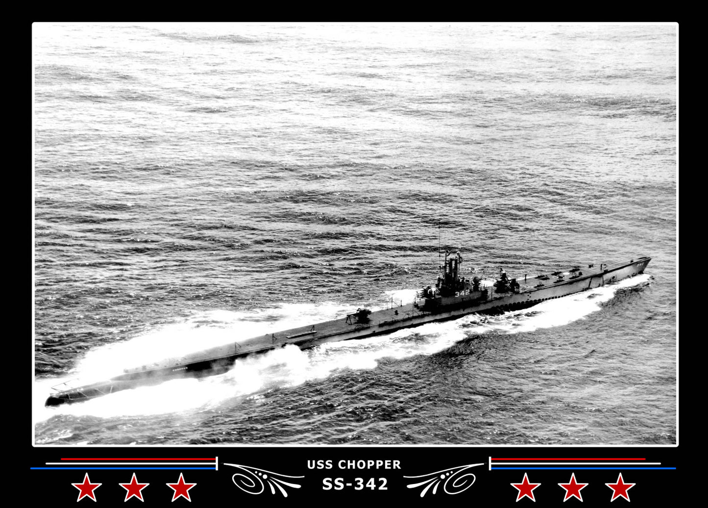 USS Chopper SS-342 Canvas Photo Print