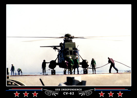 USS Independence CV-62 Canvas Photo Print