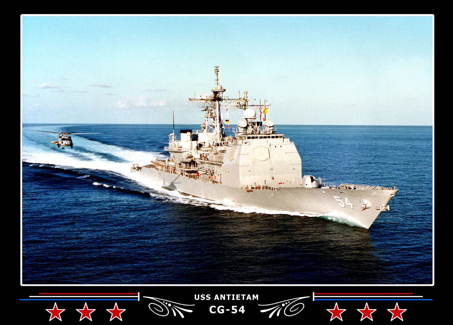 USS Antietam CG-54 Canvas Photo Print