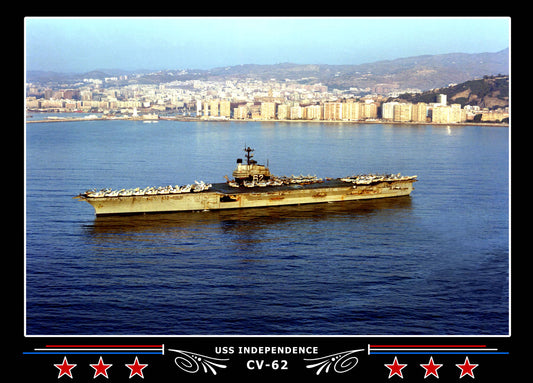 USS Independence CV-62 Canvas Photo Print